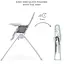 Стільчик для годування Kinderkraft Binci Light Grey (KHBINC00LGR0000) - мініатюра 4