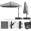 Зонт садовый Di Volio Empoli 350см серый+ Основа садового зонта - миниатюра 3