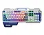 Клавиатура KBG-RGB-01-UA, Silver/Dark Blue Maxxter teh0020611 - миниатюра 1
