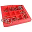 Набор головоломок Eureka 10 Metall 3D Puzzles red 10 головоломок 473358 - миниатюра 2
