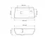 Умивальник VBI Jesi L white підвісний VBI-015614, Білий - мініатюра 4