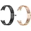 Комплект ремешки Tamister для фитнес-браслета Xiaomi Mi Band 8 и 9 Bead design Black-Rose gold - миниатюра 1