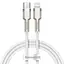 Кабель Baseus Type-C to Lightning Cafule Series Metal Data Cable CATLJK-A02 белый - миниатюра 1