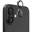 Защитное стекло DK для Apple iPhone 16 Plus на камеру Lens Metal Ring Eagle Eye 018465 black - миниатюра 1