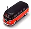 Модель автобус KT5376W Volkswagen T2 BUS Червоний Kinsmart - мініатюра 1