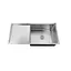 Кухонная мойка Zerix ZH7844S-215 ZM5564, Нержавеющая сталь - миниатюра 1