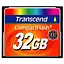 Карта пам'яті Transcend Compact Flash 32GB 133X (TS32GCF133) - мініатюра 1