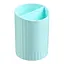 Стакан для письменных принадлежностей Pastel, круглый, на два отделения, мятный - миниатюра 1