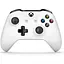 Microsoft Xbox One S Wireless Controller with Bluetooth (White) + Thumb Grips (накладки на стики 4 шт.) - миниатюра 2