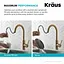 Смеситель для кухни Kraus Oletto золотой KPF-2620BB Золотой - миниатюра 8