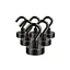 Набор магнитных крючков Semi Magnetic Hooks черный 6 шт. - миниатюра 1