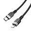 Дата кабель Hoco X109 Energy silicone Type-C to Lightning (1m) Black - мініатюра 4