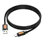 Дата кабель Borofone BX114 Structure USB to Type-C 3A (1m) Black - мініатюра 4