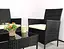 Набір садових меблів GardenLine Reno Black - мініатюра 7
