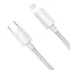 Кабель Baseus Simple Wisdom Data Cable Kit USB to iP PD 20W (2PCS/Set）1.5m White - мініатюра 3