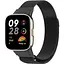 Ремінець DK для Xiaomi Redmi Watch 3 Metal Milanese Loop Magnetic (black) - мініатюра 1