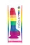 Фалоімітатор Colours Pride Edition 6 Inch 21 см райдужний - мініатюра 2