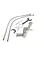 Смеситель для умывальника Germece DL 26 нержавеющая сталь - миниатюра 3