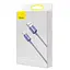 Кабель Baseus Crystal Shine Series Fast Charging Data Cable USB to iP 2.4A 1.2m Purple - мініатюра 2