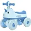 Каталка-толокар Bambi M 5856E-12 з музикою, світлом, EVA-колесами, рогом, до 25 кг, блакитний - мініатюра 1