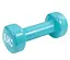 Гантель вінілова PowerPlay 0,5 кг. PP_4103 Блакитна 1 шт (PP_4103_0,5kg) - мініатюра 1