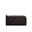 Кожаный портмоне-купюрник на молнии 14.1 темно-коричневый - миниатюра 11