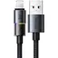 Кабель Mcdodo USB-A to Lightning Cable with 7 Colorful Lights 1.2 м CA-8170 Чорний - мініатюра 1