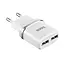 МЗП Hoco C12 Charger + Cable Lightning 2.4A 2USB Білий - мініатюра 2