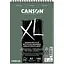 Альбом для рисунку на спіралі Canson XL Recycled 160г/м2 білий колір дрібне зерно - мініатюра 1