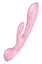 Вибратор-кролик Satisfyer Triple Oh 24 см розовый - миниатюра 3