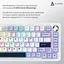 Клавіатура Ajazz AK820 MAX Plus Daydream Switch Blue/White/Dark Blue (AK820MAX-DD-BWD) [142204] - мініатюра 10