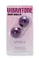 Вагінальні кульки Vibratone Unisex Duo Balls, 3.5 см, фіолетовий - мініатюра 2