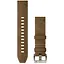 Ремешок для Garmin Marq Gen2 QF 22 Hybrid Leather Strap Tundra/Black - миниатюра 1