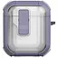 Футляр протиударний Locking Button для навушників Airpods 1/2 Light Purple - мініатюра 1