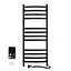 Электрический полотенцесушитель Navin Avalon 480x1200 Sensor правая, черный муар 10-043153-5010, Черный матовый, Правое, Электронный - миниатюра 3