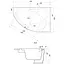 Ванна акриловая Cersant Kalope 153x100 R - миниатюра 2