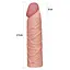 Насадка на пенис Lovetoy Pleasure X-Tender Penis Sleeve 17 см телесный - миниатюра 6