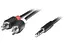 Готовий аудіо кабель miniJack 3,5 Stereo - 2xRCA REAL-EL Audio Pro Series 1,8 м - мініатюра 2