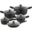 Набір каструль з кришками та сковородою Edenberg EB-5632, 12 предметів - мініатюра 1