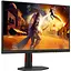 Монитор TFT 27" AOC Q27G4SRU, QHD, Fast IPS, 300 Гц, 1 мс, 2xHDMI, DP, USB-хаб, HAS, черно-красный - миниатюра 2
