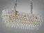Елітна новинка, кришталева люстра овальної форми,10 ламп, золото - мініатюра 2