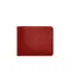 Кожаное портмоне 4.4 (с зажимом) красный краст - миниатюра 6