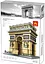Конструктор Архитектура Wange 3D Триумфальная арка Париж Arc de Triomphe Paris 5223 для детей и взрослых 1391 деталь - миниатюра 2