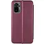 Кожаный чехол-книга Classy для Xiaomi Redmi Note 10/Note 10s/Poco M5s Бордовый - миниатюра 2