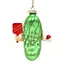 Елочное украшение "Огурец-теннисист" 7,2*3,8*10,3 см, YQ1420451 - миниатюра 1