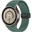 Ремешок DK CDK Silicone Sport Magnetic "L" для Samsung Galaxy Watch FE (R861) 40mm (015834) (green / black) - миниатюра 1