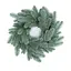 Вінок новорічний різдвяний Hvoya Lux з литої хвої блакитний 40 см - мініатюра 1