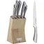 Набір ножів Kamille Perfection&Style 5 кухонних ножів та каучукова колода-підставка kuh0007510 - мініатюра 1