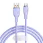 Кабель Baseus Pudding Series USB to Type-C 100 W 1,2 м фиолетовый P10355703511-00 - миниатюра 1