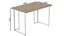 Компьютерный стол Ханна 75x100x60 ДСП белый Дуб Сан-Марино 16мм FRD-103993 - миниатюра 6